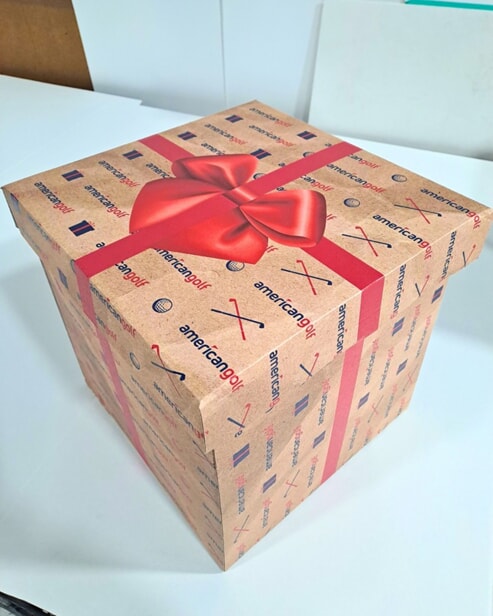 An image of the Presentation Boxes for American Golf.